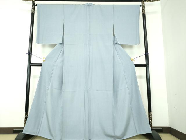 平和屋着物●江戸小紋　間道　反端付き　正絹　逸品　未使用　DABF7517ps