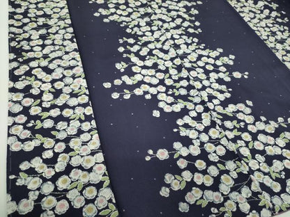 平和屋着物●上質な小紋　辻が花　正絹　逸品　未使用　DABF7527ps
