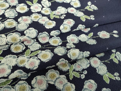 平和屋着物●上質な小紋　辻が花　正絹　逸品　未使用　DABF7527ps