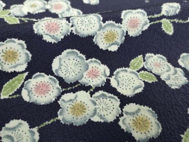 平和屋着物●上質な小紋　辻が花　正絹　逸品　未使用　DABF7527ps