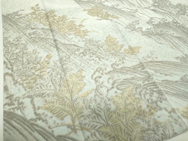 平和屋着物●訪問着　立波花文　滝　暈し染め　正絹　逸品　DABF7528ps