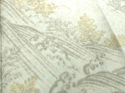 平和屋着物●訪問着　立波花文　滝　暈し染め　正絹　逸品　DABF7528ps
