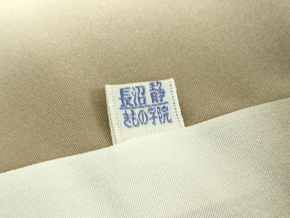 平和屋着物●清次郎　小紋　手描き　草花文　正絹　逸品　DABF7534ps