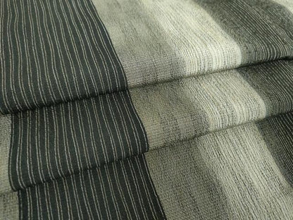 平和屋着物●本塩沢　変わり間道　正絹　逸品　DABF7537ps