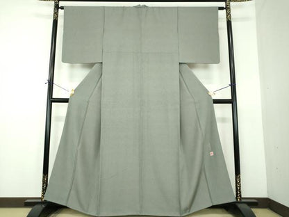 平和屋着物●江戸小紋　作家物　草木染　鮫小紋柄　正絹　逸品　DABF7540ps