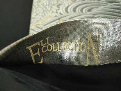 平和屋着物▼六通柄袋帯　ELICOLLECTION　鳳凰花丸文　金銀糸　正絹　逸品　DABF7644ps