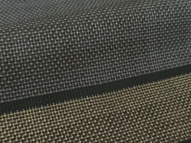 平和屋着物●本場大島紬　訪問着　9マルキ　横段文　正絹　逸品　DABF7716ps