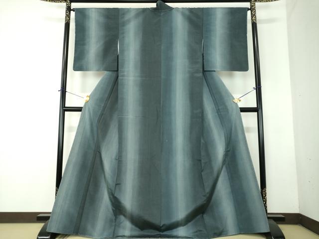 平和屋着物●上質な紬　霞間道　正絹　逸品　未使用　DABF7717ps