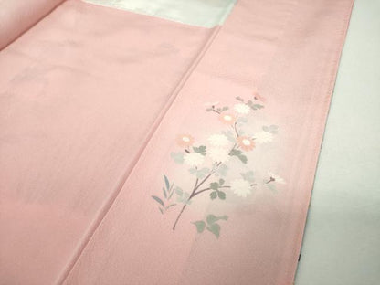 平和屋着物●訪問着　作家物　流水鴛鴦貝桶花文　暈し染め　金彩　正絹　逸品　DABF7718ps