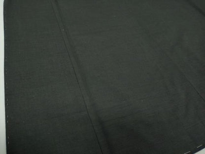 平和屋着物●男性　紬　色無地　黒地　正絹　逸品　未使用　DABF7720ps