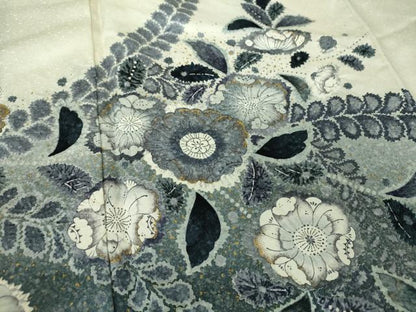 平和屋着物●訪問着　作家物　絞り　辻が花　暈し染め　金彩　正絹　逸品　DABF7726ps