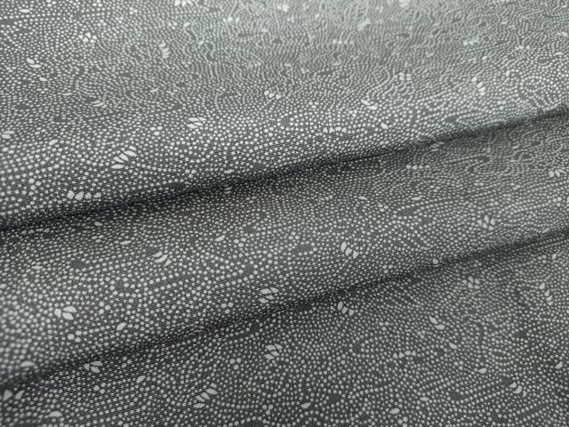 平和屋着物●江戸小紋　群れ鶴　正絹　逸品　DABF7728ps
