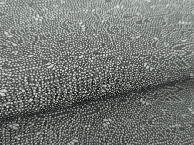 平和屋着物●江戸小紋　群れ鶴　正絹　逸品　DABF7728ps
