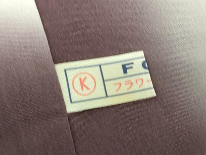 平和屋着物●上質な小紋　ろうけつ染め　よろけ縞　正絹　逸品　DABF7733ps