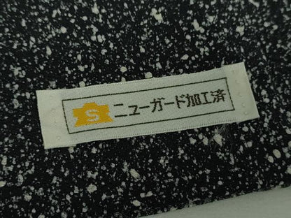 平和屋着物●訪問着　雲取り風景花文　たたき染め　金彩　正絹　逸品　DABF7741ps