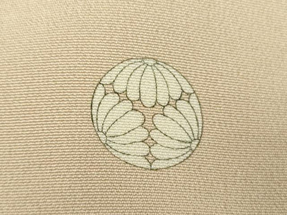 平和屋着物●本加賀友禅作家　百貫華峰　色留袖　飛鶴花松文　正絹　逸品　DABF7749ps