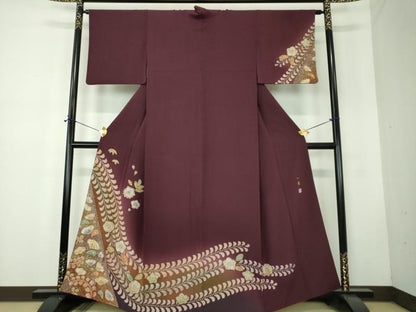 平和屋着物●吉乃一廉　幻の辻が花　訪問着　絞り　辻が花　暈し染め　正絹　逸品　DABF7758ps