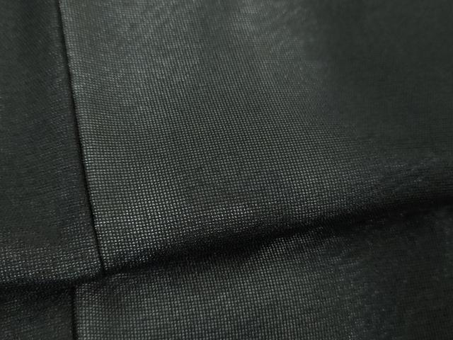平和屋着物●訪問着　袷　宝尽くし間道　黒地　正絹　逸品　未使用　DABF7761ps