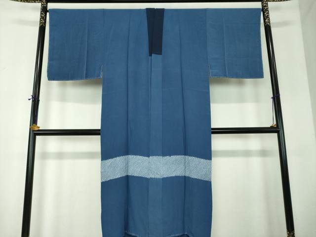 平和屋着物○男性 長襦袢 無双仕立て 絞り 手描き 唐獅子 金彩 正絹
