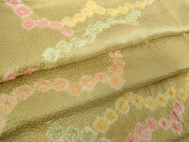 平和屋着物●訪問着　総絞り　雲文　正絹　逸品　未使用　DABF7792ps