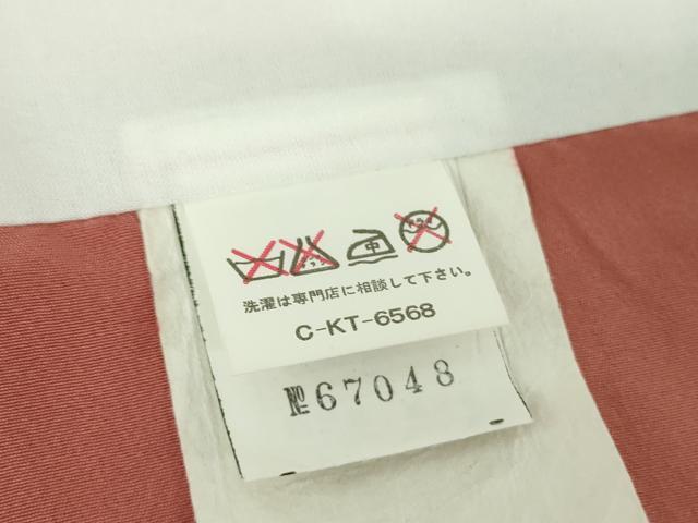 平和屋着物●訪問着　流水花文　暈し染め　銀彩　正絹　逸品　DABF7793ps