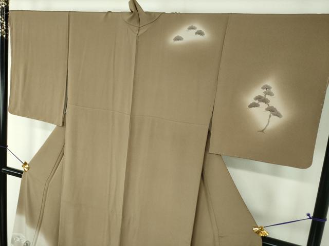 平和屋着物●伝統工芸士　森勇雄　訪問着　手描き　立波風景　暈し染め　正絹　逸品　未使用　DABF7794ps