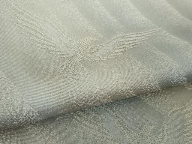 平和屋着物●染色作家　斉藤三才　小紋　三才鳥　正絹　逸品　未使用　DABF7797ps
