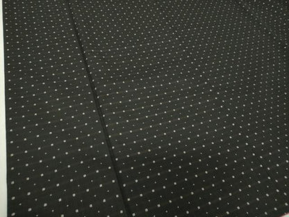 平和屋着物●本場大島紬　絣格子　正絹　逸品　DABF7809ps