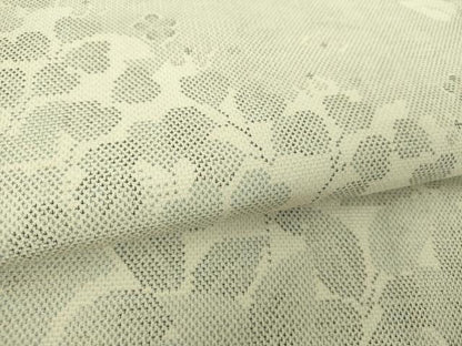 平和屋着物●本塩沢　訪問着　草花文　正絹　逸品　DABF7810ps