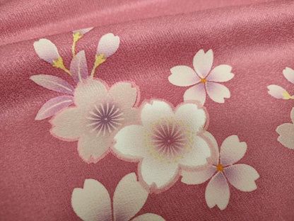 平和屋着物●豪華振袖　舞桜　暈し染め　正絹　逸品　DABF7822ps