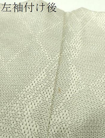 平和屋着物●本塩沢　110亀甲　吉祥文様　正絹　逸品　DABF7824ps