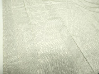 平和屋着物●本塩沢　110亀甲　吉祥文様　正絹　逸品　DABF7824ps