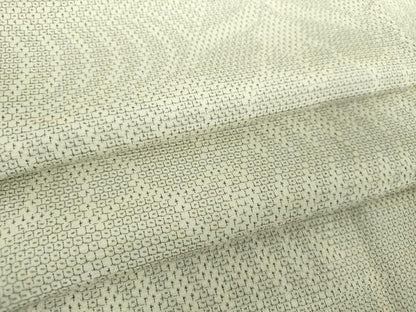 平和屋着物●本塩沢　110亀甲　吉祥文様　正絹　逸品　DABF7824ps