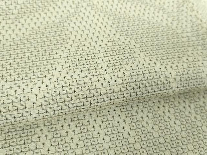 平和屋着物●本塩沢　110亀甲　吉祥文様　正絹　逸品　DABF7824ps