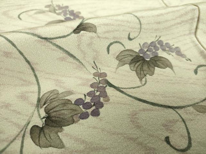平和屋着物●豪華色留袖　作家物　手描き　葡萄蔦の葉文　暈し染め　正絹　逸品　DABF7831ps
