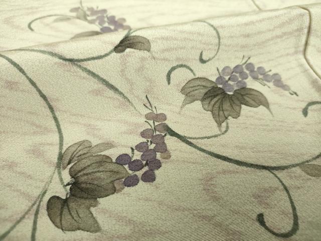 平和屋着物●豪華色留袖　作家物　手描き　葡萄蔦の葉文　暈し染め　正絹　逸品　DABF7831ps