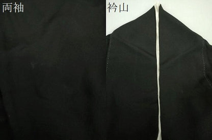平和屋着物●金彩友禅　卓越技能者・名工・和田光正　黒留袖　正倉院更紗花文　金銀彩　正絹　逸品　DABF7834ps