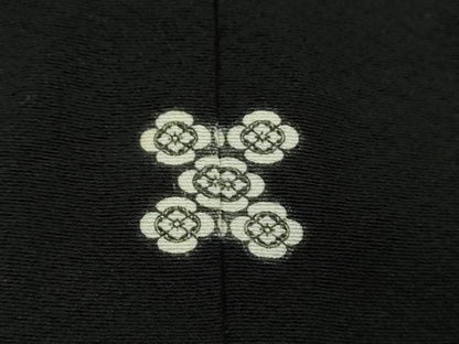 平和屋着物●金彩友禅　卓越技能者・名工・和田光正　黒留袖　正倉院更紗花文　金銀彩　正絹　逸品　DABF7834ps