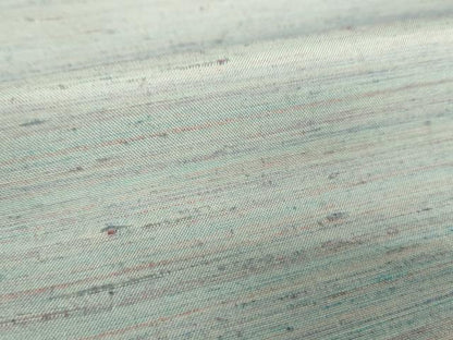 平和屋着物●上質な紬　横段霞　正絹　逸品　DABF7835ps