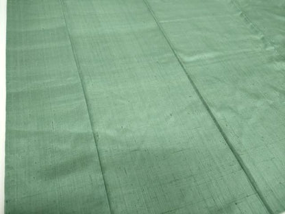 平和屋着物●上質な紬　色無地　薄青色　正絹　逸品　DABF7836ps