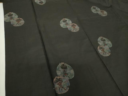 平和屋着物●本場大島紬　9マルキ　地空　お雛様　正絹　逸品　DABF7837ps