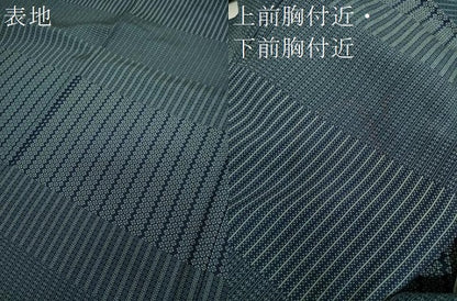 平和屋着物●江戸小紋　訪問着　変わり間道　正絹　逸品　DABF7840ps
