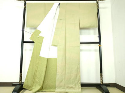 平和屋着物●上質な小紋　鮫小紋柄　暈し染め　正絹　逸品　未使用　DABF7841ps