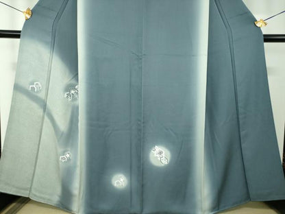 平和屋着物●訪問着　亀甲花文　暈し染め　正絹　逸品　未使用　DABF7845ps