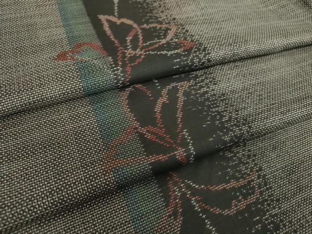 平和屋着物●本場大島紬　9マルキ　花間道　正絹　逸品　DABF7865ps