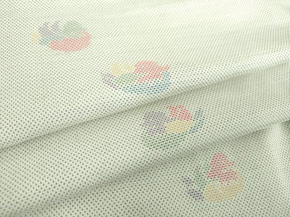 平和屋着物●本場大島紬　白大島　9マルキ　鴛鴦　正絹　逸品　DABF7881ps