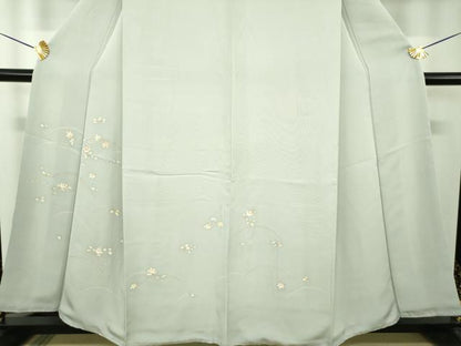 平和屋着物●訪問着　駒刺繍　橘　楓　金彩　正絹　逸品　DABF7902ps