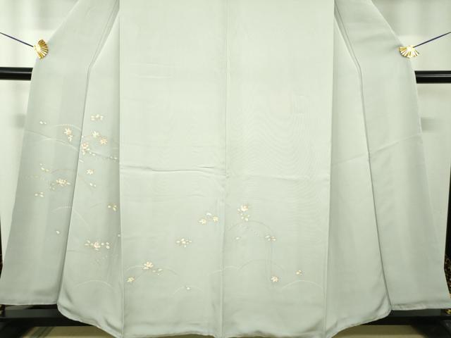 平和屋着物●訪問着　駒刺繍　橘　楓　金彩　正絹　逸品　DABF7902ps