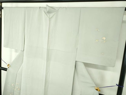 平和屋着物●訪問着　駒刺繍　橘　楓　金彩　正絹　逸品　DABF7902ps
