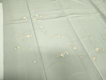 平和屋着物●訪問着　駒刺繍　橘　楓　金彩　正絹　逸品　DABF7902ps